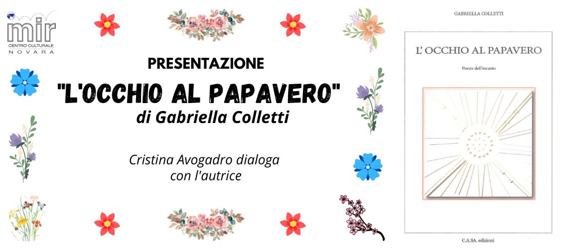 PRESENTAZIONE LIBRO DI POESIE DI GABRIELLA COLLETTI