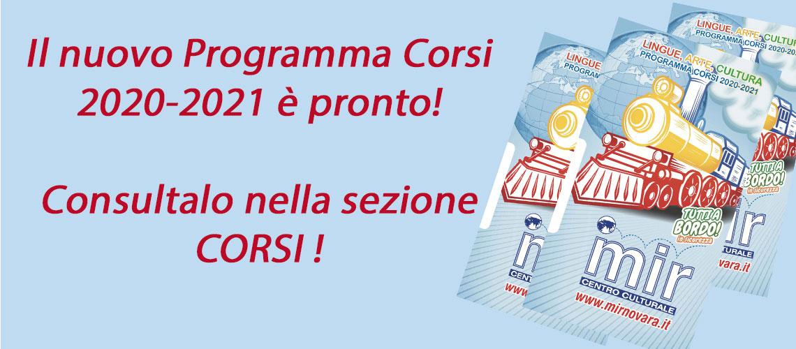 NUOVO PROGRAMMA CORSI 2020-2021