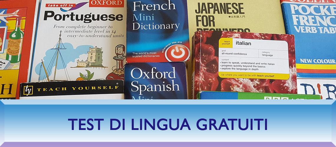 TEST DI LINGUE GRATUITI