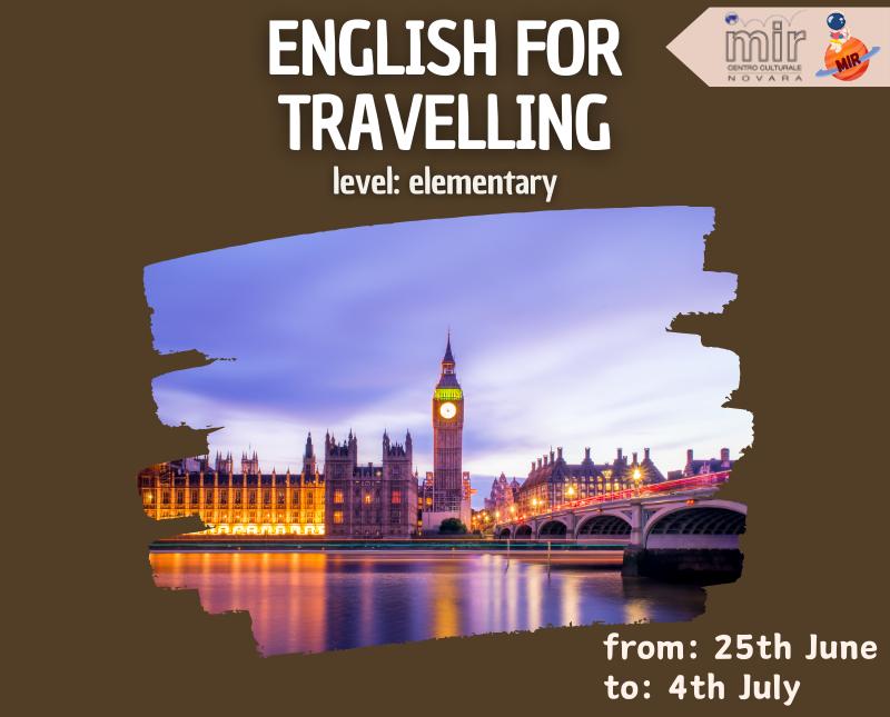 ENGLISH FOR TRAVELLING Elementary