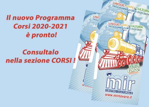 NUOVO PROGRAMMA CORSI 2020-2021