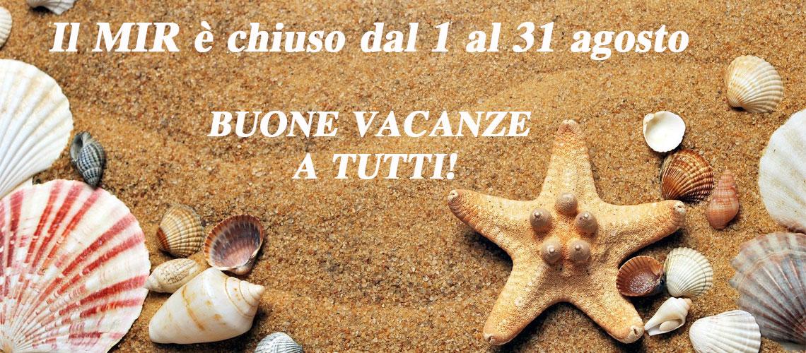 BUONE VACANZE!