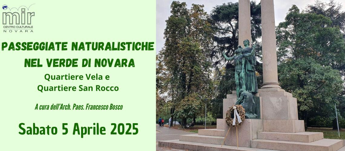 PASSEGGIATA NATURALISTICA NEL VERDE DI NOVARA