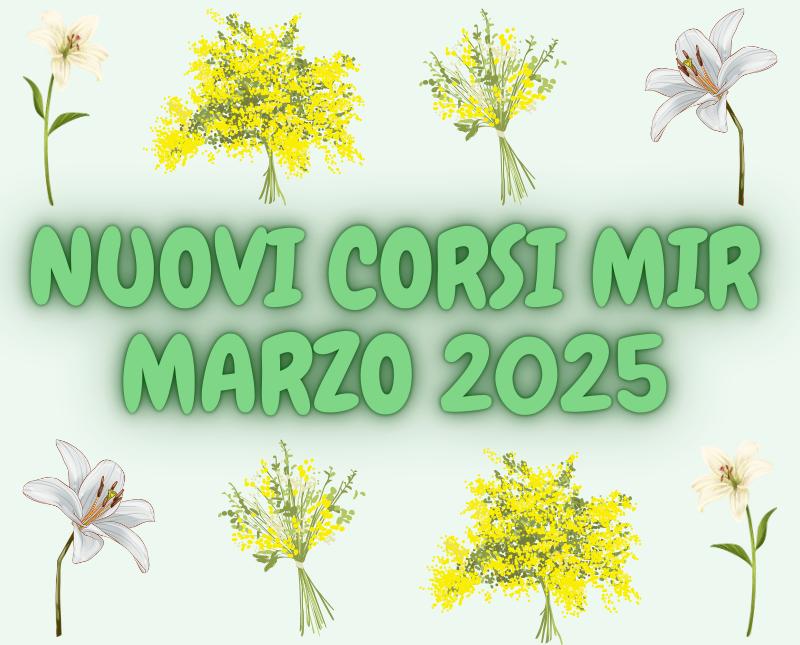 NUOVI CORSI MARZO 2025